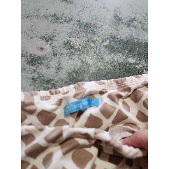 J.McLaughlin Catalina cloth Carmel Tan Brown Geomatric Pants small zip front poc - Picture 3 of 4